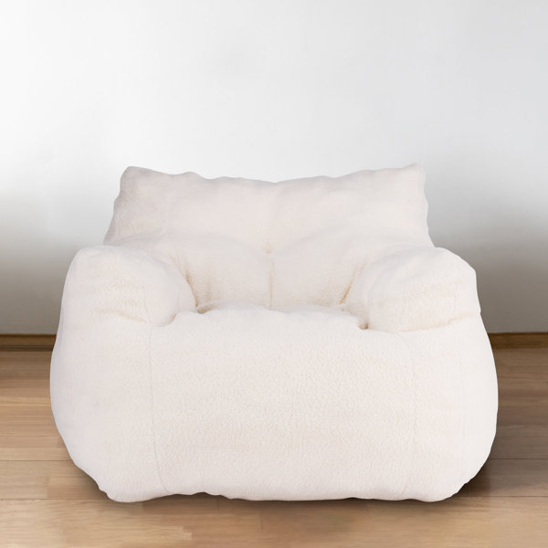 One-Piece Folding Back and Seat Cushion Fleece Warm Chair Pad Semi-Enclosed  Home