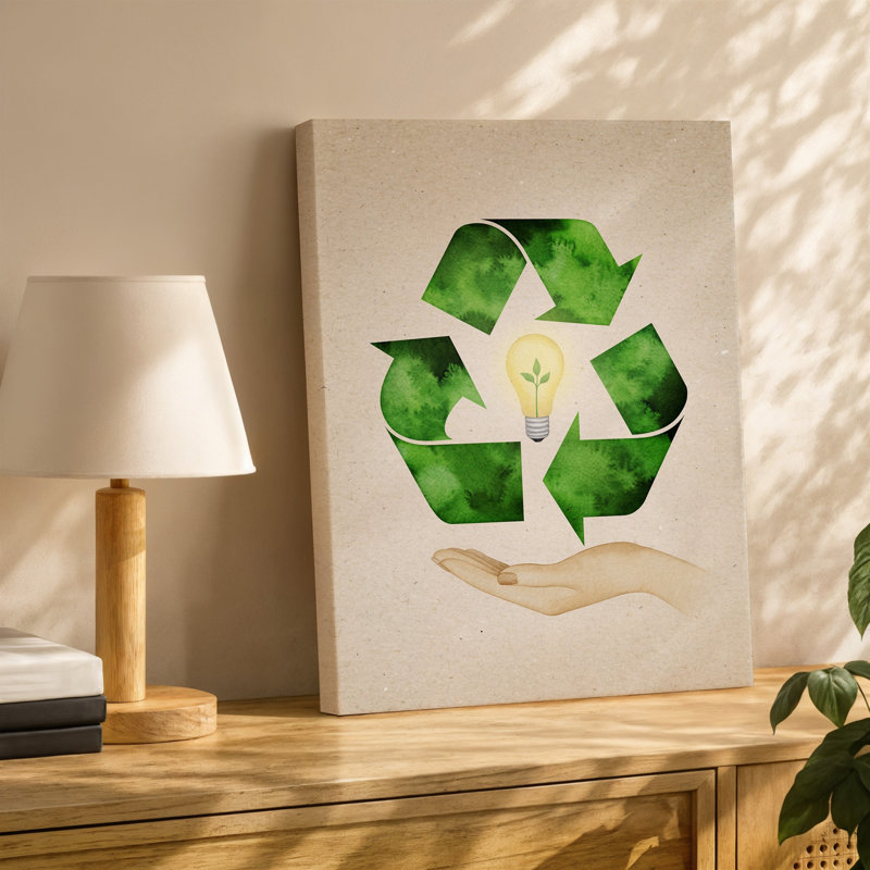 Toile sur fond texturé doux ressemblant à du papier recyclé, H 40 po x l 30 po