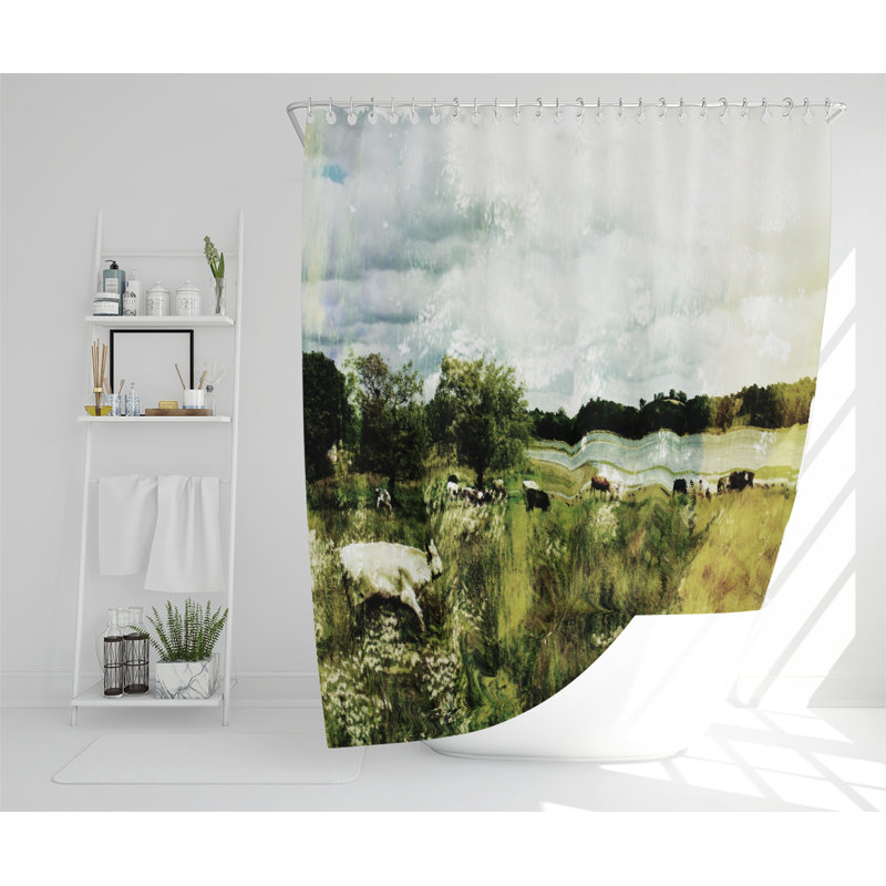 Dutcher Polyester Shower Curtain Set