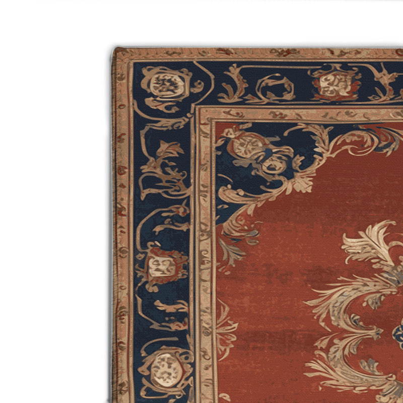 Tapis d'intérieur et d'extérieur brun français, Rectangulaire 2 pi x 3 pi