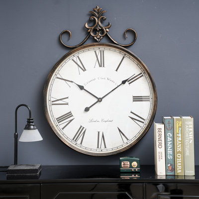 Alexandros Wall Clock Metal Antique-gold Accent Clock
