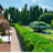 Aura 1 Light Outdoor Post Mounted Fixture in Black