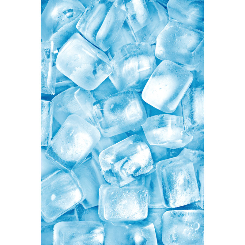 Ice Cubes by Barcin - No Frame Art Prints on Canvas, 30cm H x 20cm W