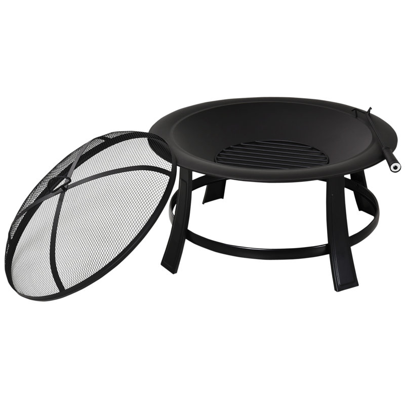 Cathryn Round Steel Smokeless Fire Pit