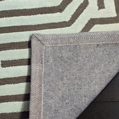 Tapis géométrique en coton Pinehurst