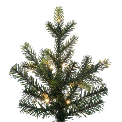 Vickerman 6.5' x 41" Slim Welch Fraser Fir Artificial Pre-Lit Christmas Tree with 550 LED Color Changing 3mm Low Voltage 6 Function Wide Angle Coaxial Lights