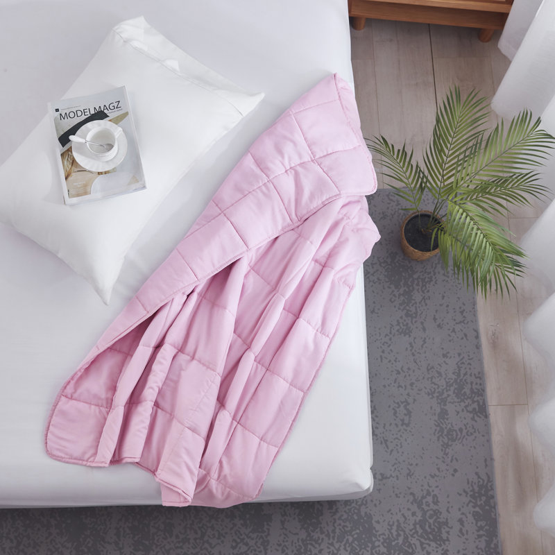 Weighted Throw Blanket, Pink