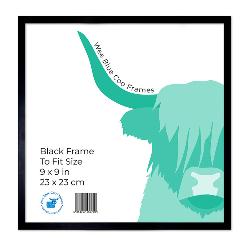 Picture Frame, Black, 25.5cm H x 25.5cm W