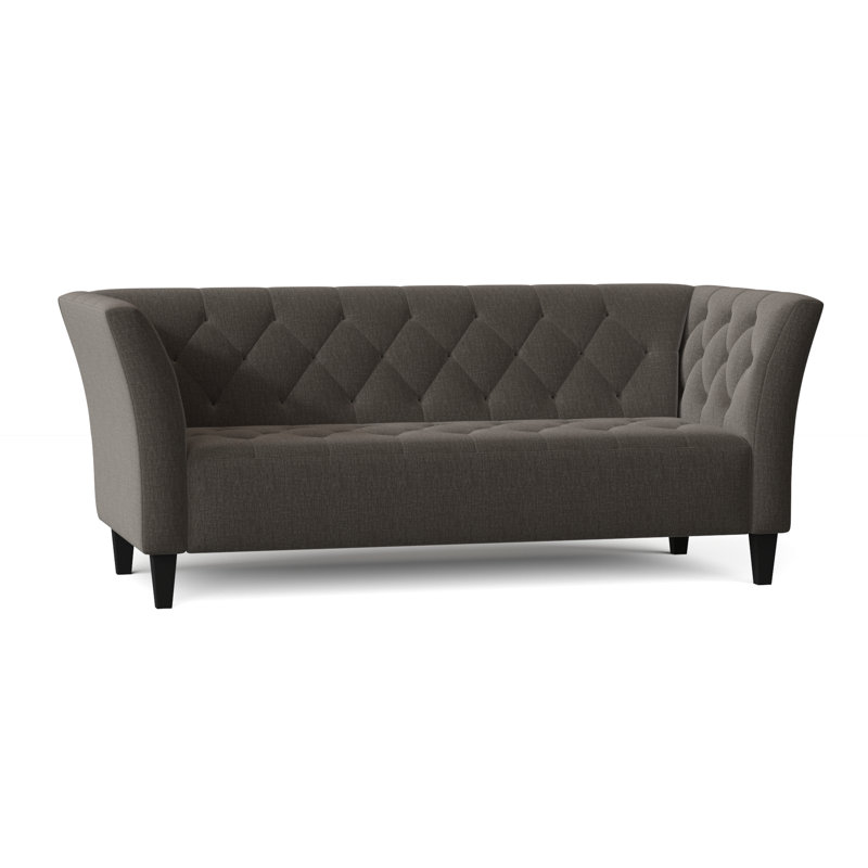 Carruth Upholstered 76'' Sofa, Napa Steel Chenille