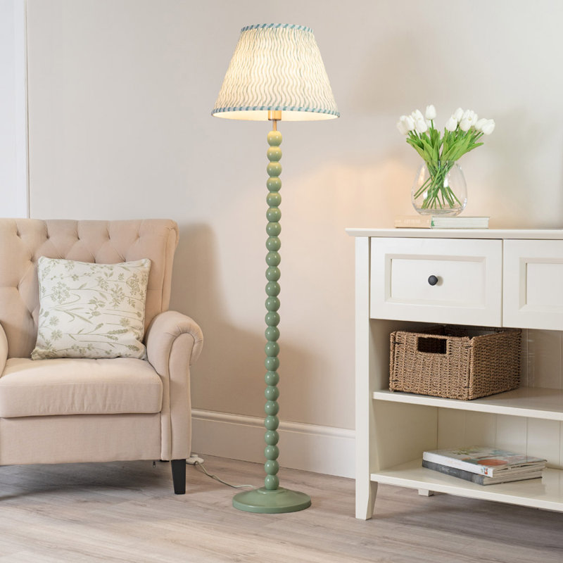 Bobbles 149cm Traditional Floor Lamp, Sage