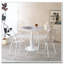 Table à piédestal moderne 31,5 pouces Mid-Century