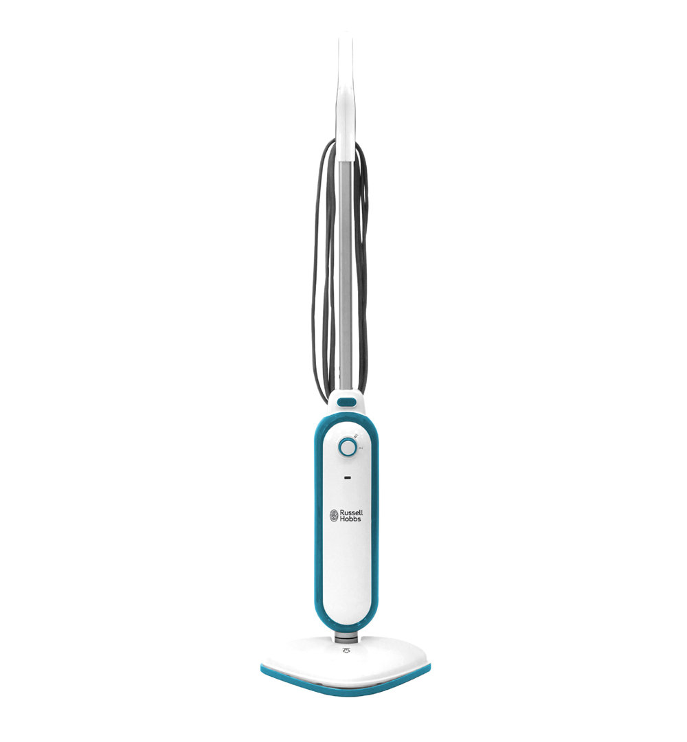 Russell Hobbs Rhsm1001-G Steam & Clean Steam Mop In White & Teal - Image 3