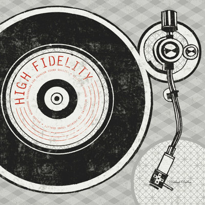 Tourne-disque analogique rétro