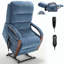 Fauteuil inclinable à deux moteurs Infinity Position Power Lift avec massage thermique et mécanisme de mouvement robuste-1841121924