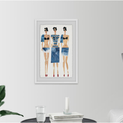 Corsham «sexy blues», reproduction de peinture acrylique