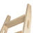Natural Knotty Pine Wood Sliding Library Step Ladder With Rolling Ladder Hardware-1426495596-1426495599