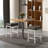 Ebern Designs 24.5" Bar Stool With Solid Rubber Wood Frame Humanized Footrest Kitchen-1809978352-1809978355