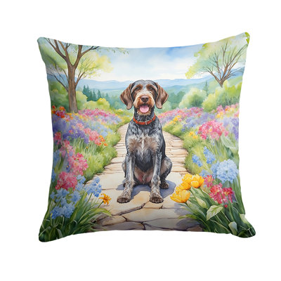 Spring Path Outdoor Throw Pillow