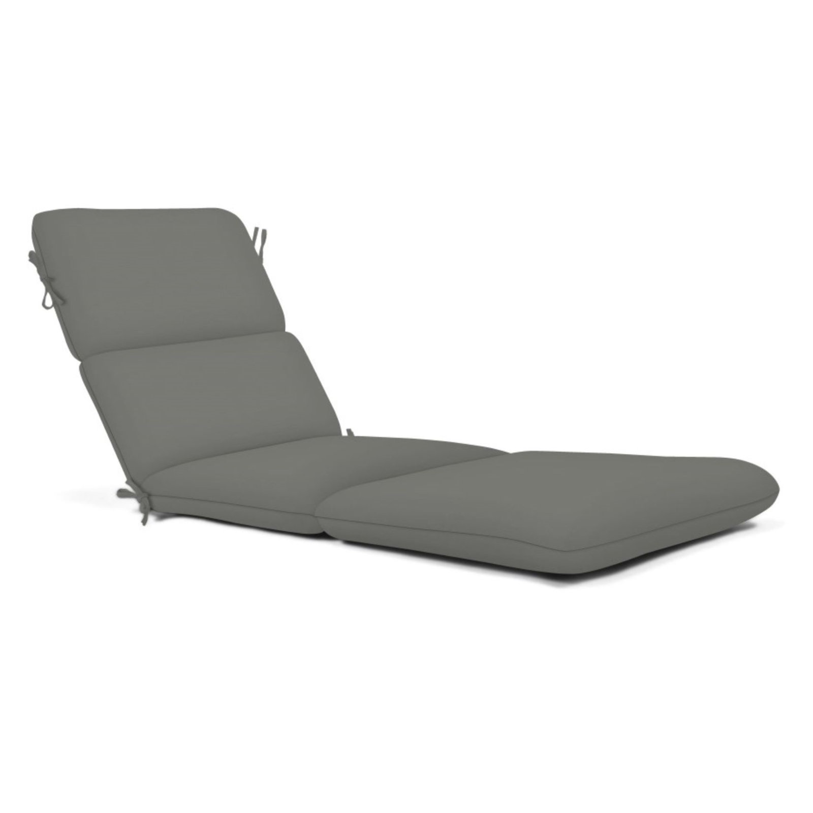 Marlowe Sunbrella® 1-Piece Outdoor Chaise Cushion, Canvas Charcoal Sunbrella® Canvas