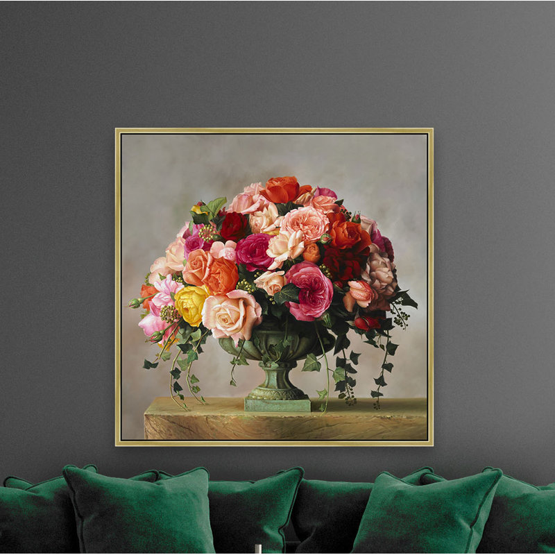 « magnifique »-floater, reproduction d’art sur toile, Or