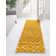 Tapis à poils longs Foundry Select Ruth Trellis - jaune