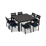 Pacifica Outdoor 9 - Piece Dining Set with Cushions