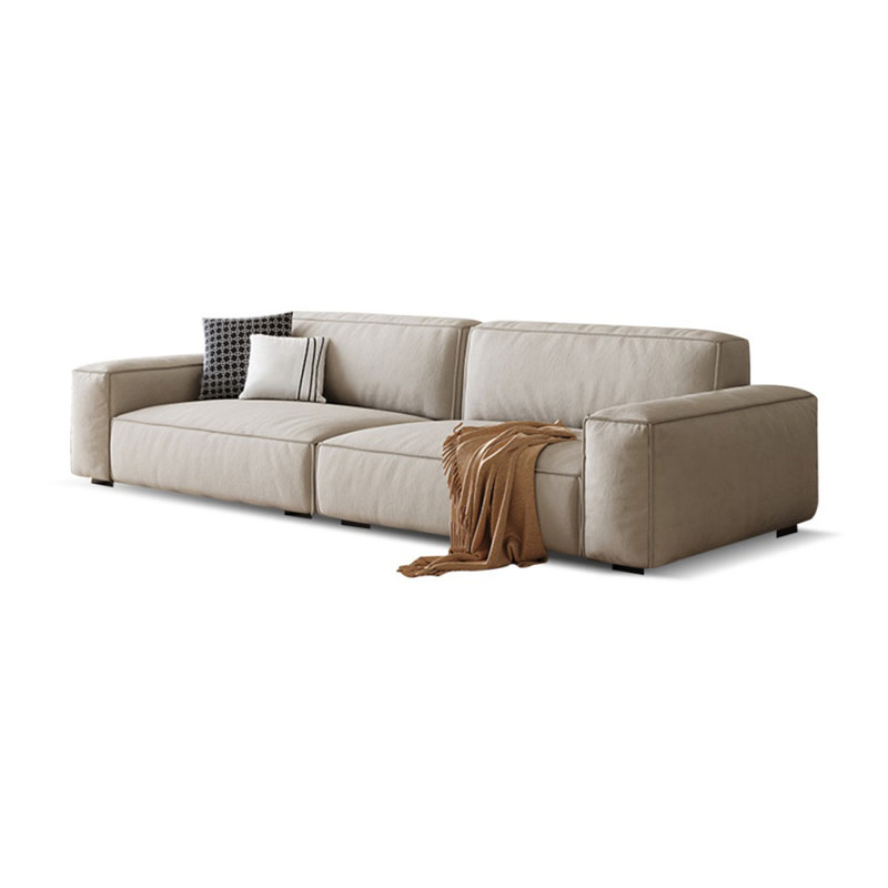 Coussin modulaire 100% polyester crème, 3, 29.13" H x 102.36" W x 39.37" D