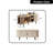47" Mid-Century Modern Tv Stand With Sliding Door & Storage Cabinet For Living Room, Natural Wood-1611216641
