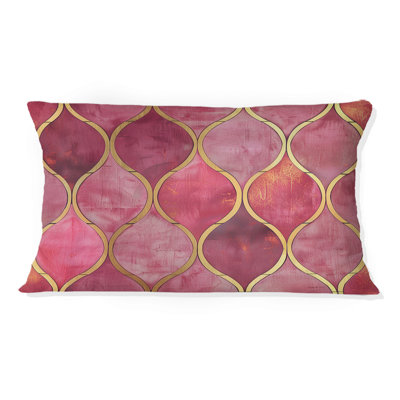 Coussin lombaire Mid-Century Trellis II - Mid-Century