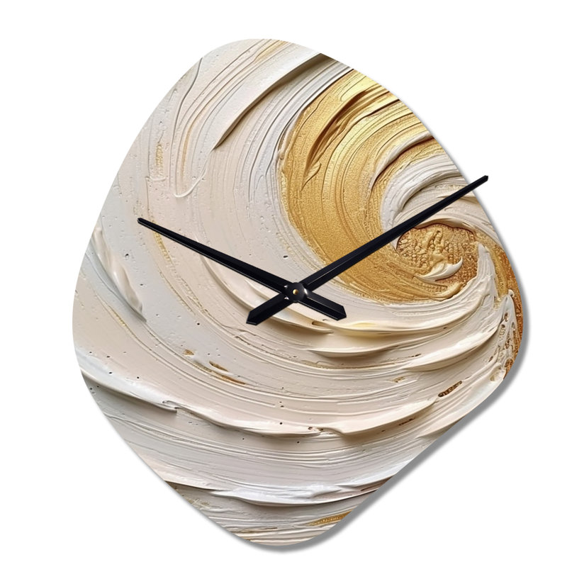 Horloge murale asymétrique en tissu Fabricio, Petit