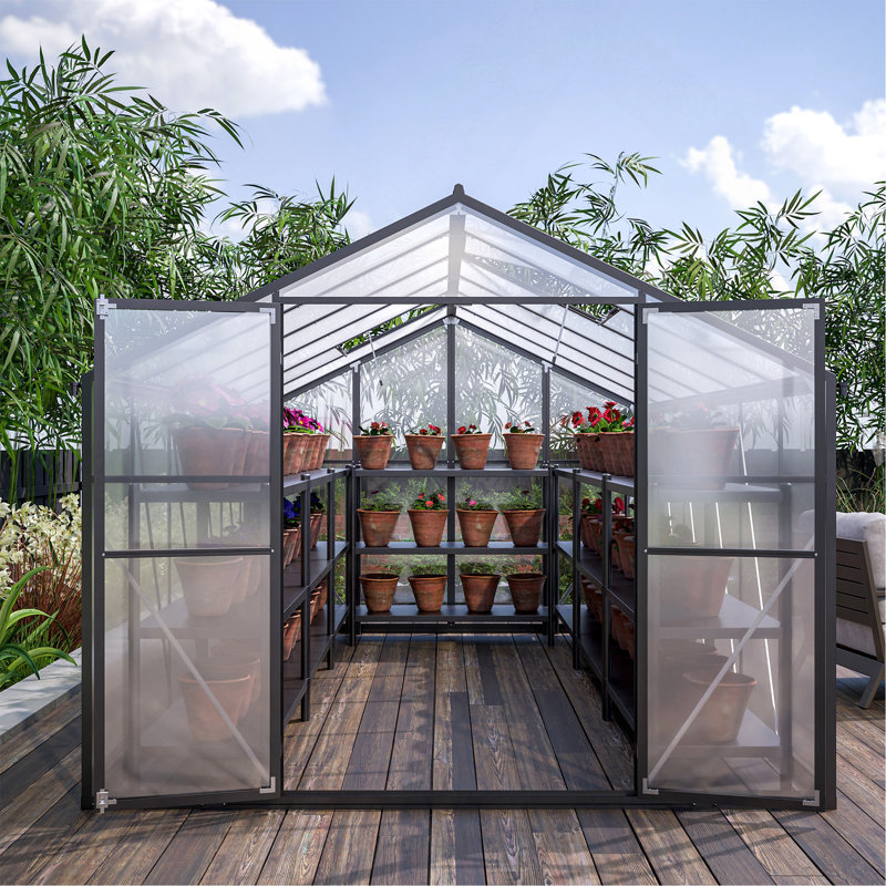 Serre d'extérieur polyvalente avec des caractéristiques avancées pour une croissance optimale des plantes