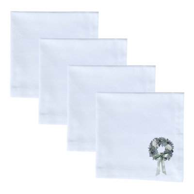  Ensemble de 4 serviettes de table Everlast de Noël