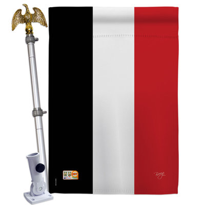 Double Sided 40'' H x 28'' W Polyester Flag Set