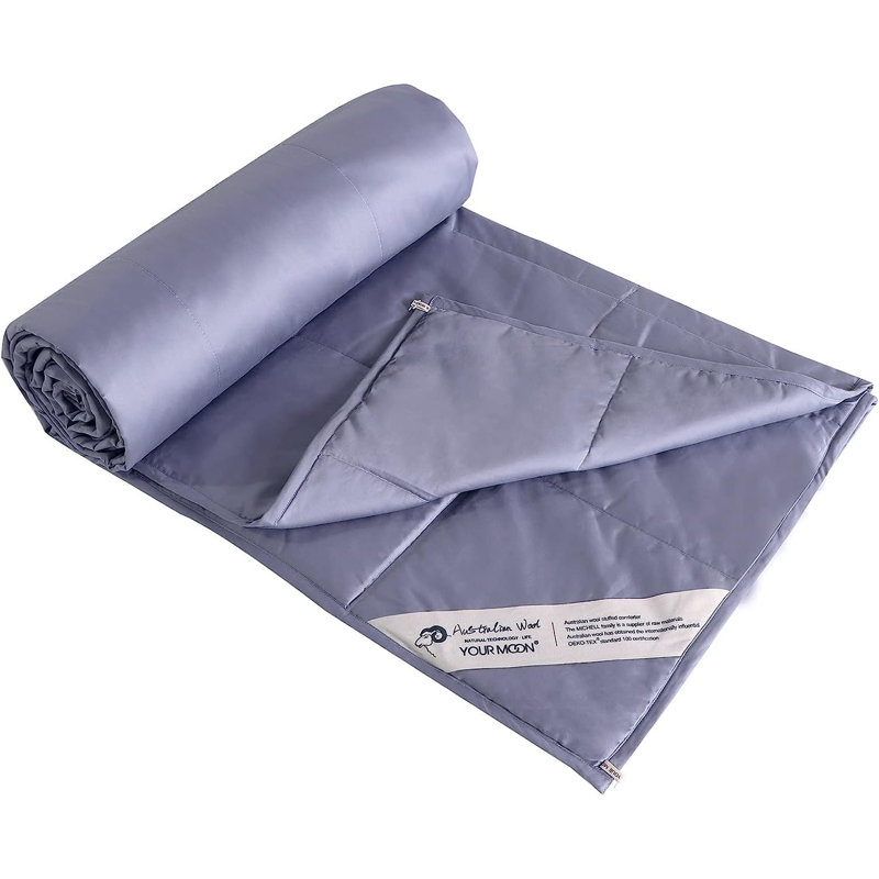 Housse et couette 100% coton, Housse de couette pour très grand lit, gris
