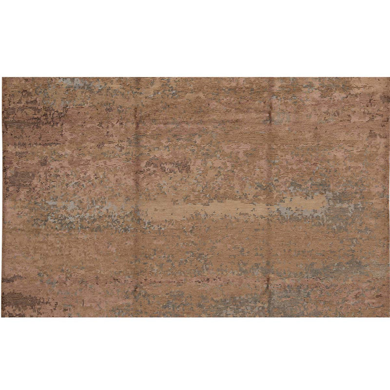 Tapis brun / menthe de haute qualité