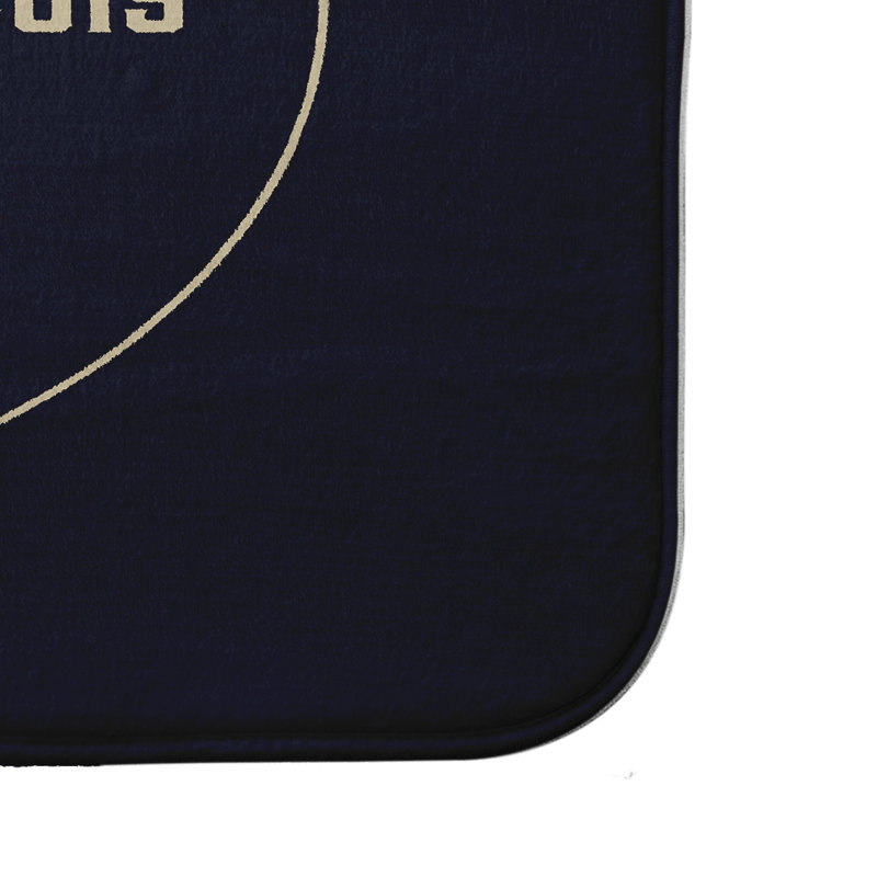 Emily Non-Slip Bath Mat, 21" W x 34" L, Navy