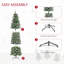 Arbre de Noël artificiel 7,5 pi