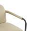 Ensemble de 2 chaises de salle à manger avec accents kaki et structure en fer - Style contemporain, assise stable, idéal pour les petits espaces, profondeur 54,7 cm, largeur 61,3 cm, hauteur 80 cm, poids 7,4 kg, ensemble de montage inclus