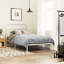Vidaxl Bed Frame with Metal Headboard-101310379-101310393
