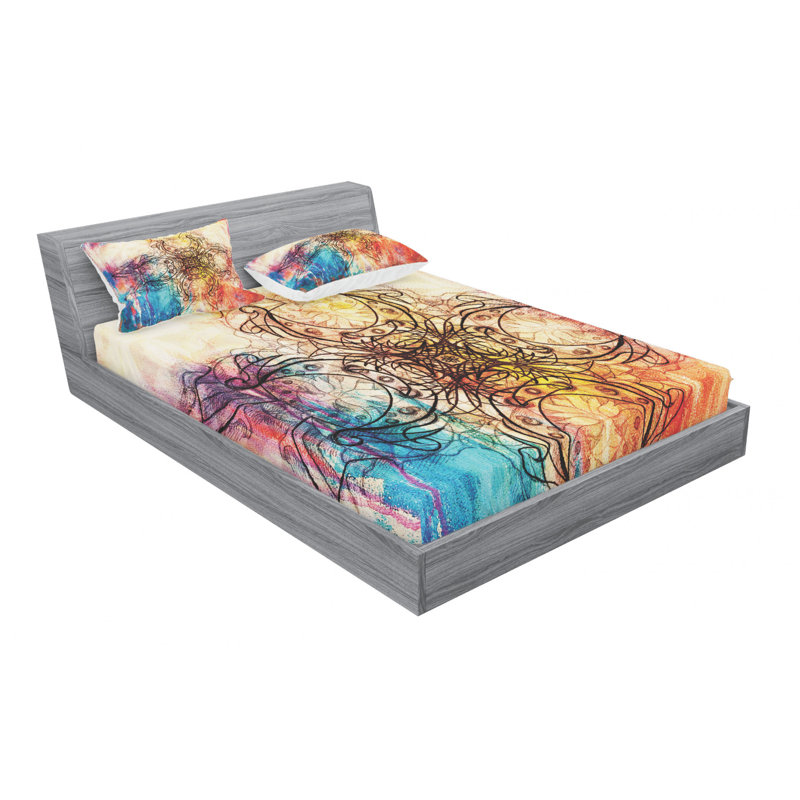 Microfiber Sheet Set, Full Sheet Set with Fitted Sheet