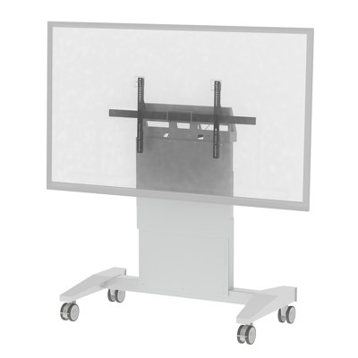 Support de plancher fixe de 43 po de largeur avec support et étagère, pouvant supporter jusqu'à 290 lb