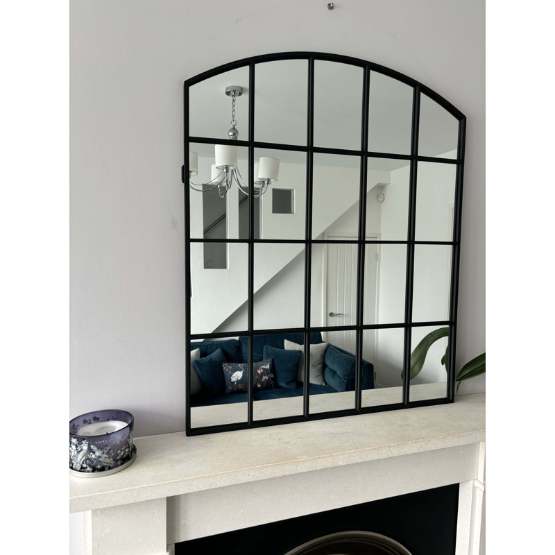 Arch Metal window panel Mirror