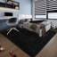 Phyllida Solid Colour Shag Area Rug-608948890