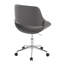 Chaise de bureau contemporaine en métal et similicuir-132213372