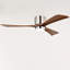 Ventilateur de plafond encastré à pales en bois massif avec lumières, télécommande, moteur à courant continu silencieux, 6 vitesses, ventilateur de plafond réversible-1056593072-1056593078