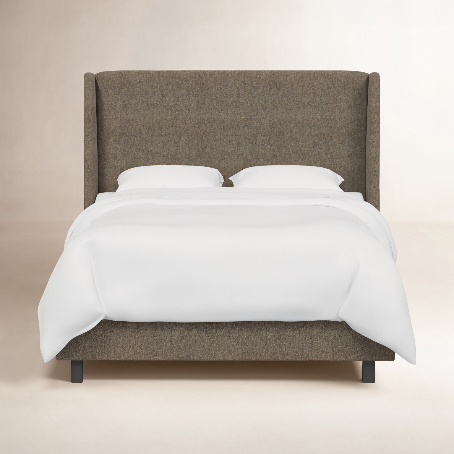 Bellfield Wingback Bed, California King, Brown