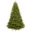 Sapin de Noël artificiel vert avec lumières-1873437487