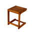 Table d'appoint en bois d'acacia