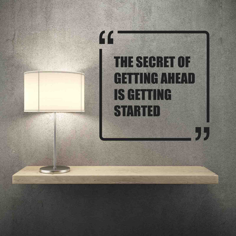 Text & Numbers Wall Decal