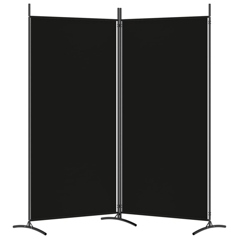Abdisamad 3 Panel Room Divider, Black, 2, 180cm H x 175cm W